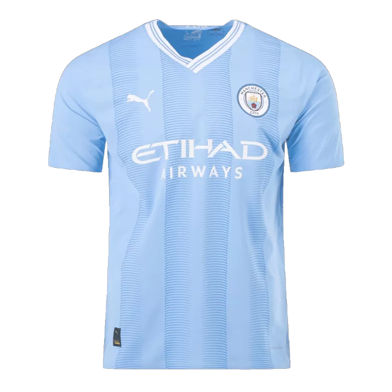CHAMPIONS OF EUROPE #23 Manchester City Home Authentic Jersey 2023/24 - vstockx