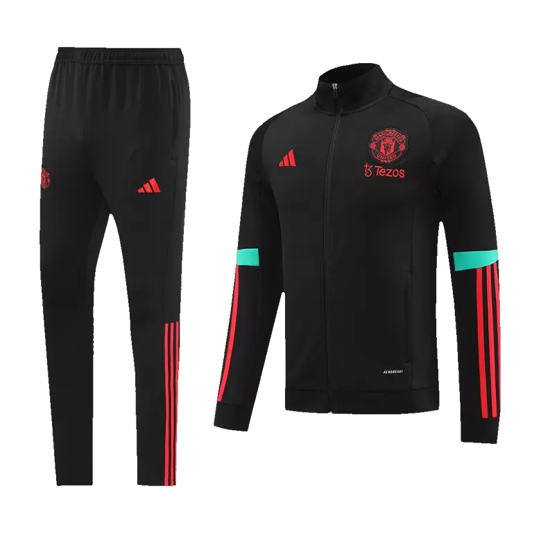 Manchester United Tracksuit 2023/24 Black - vstockx