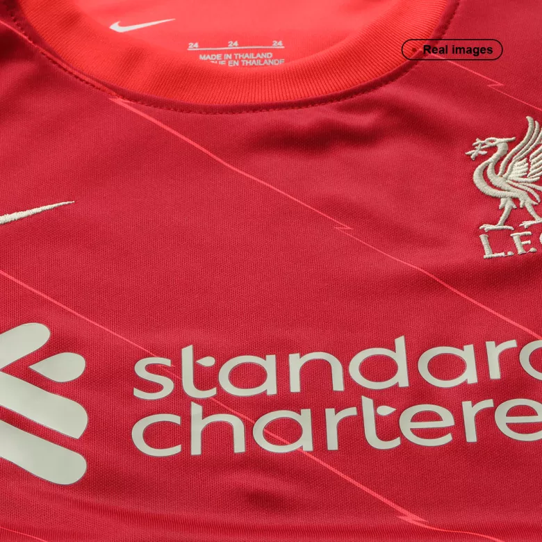 Liverpool Home Kids Soccer Jerseys Full Kit 2021/22 - vstockx