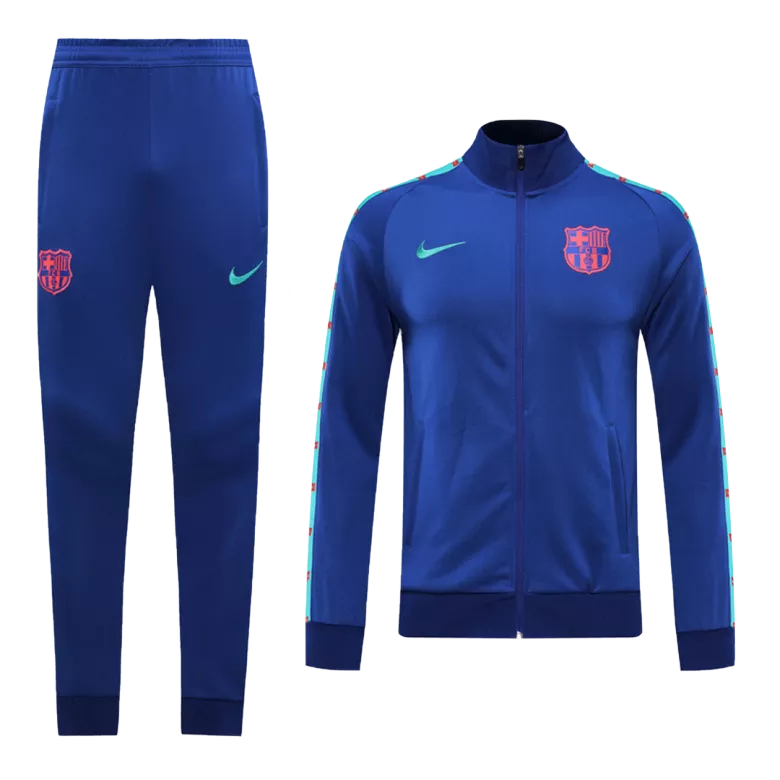 Barcelona Jacket Tracksuit 2020/21 Blue - vstockx