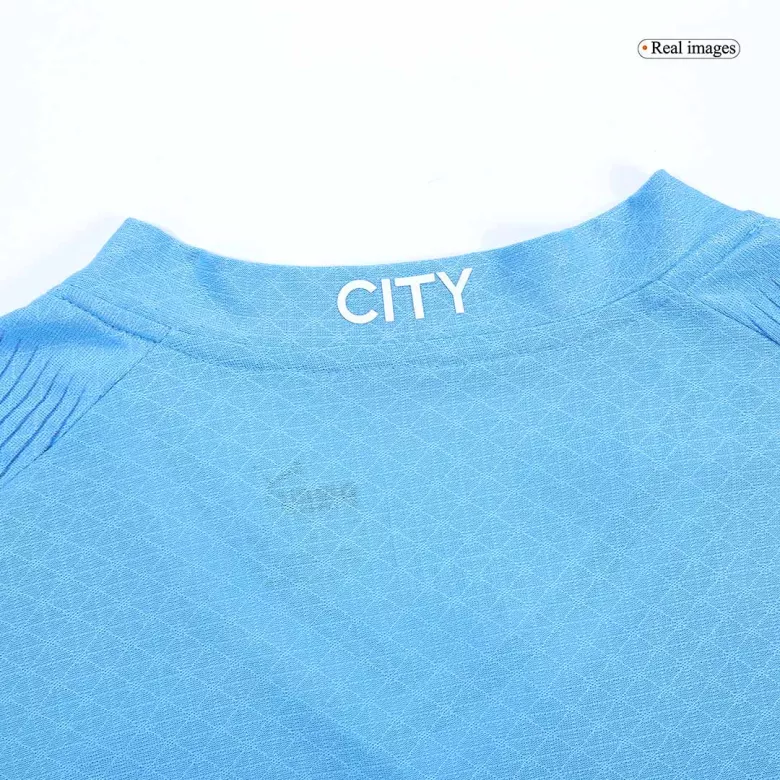 CHAMPIONS OF EUROPE #23 Manchester City Home Authentic Jersey 2023/24 - vstockx