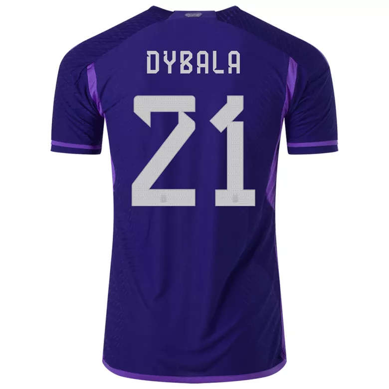 DYBALA #21 Argentina Away Authentic Jersey World Cup 2022 - vstockx