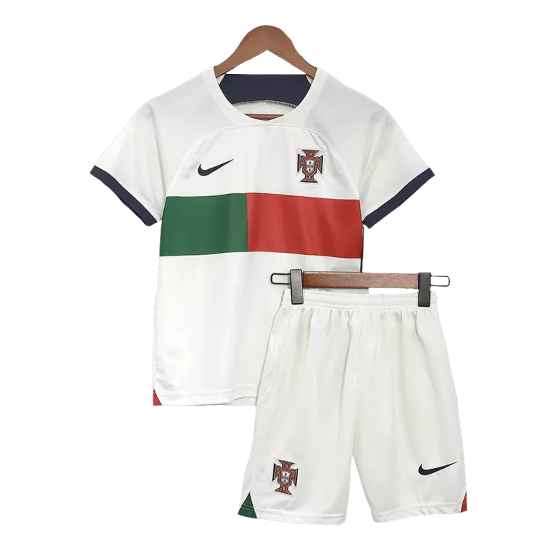 Portugal Away Kids Soccer Jerseys Kit 2022/23 - vstockx