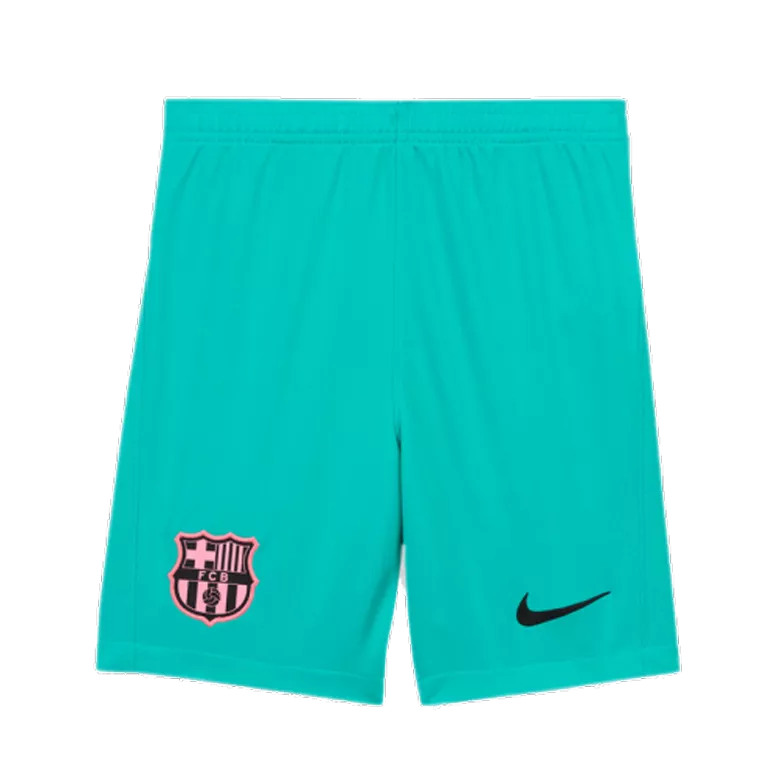 Barcelona Third Away Kids Soccer Jerseys Kit 2020/21 - vstockx