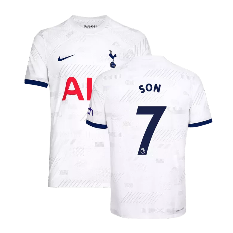 SON #7 Tottenham Hotspur Home Authentic Soccer Jersey 2023/24 - vstockx