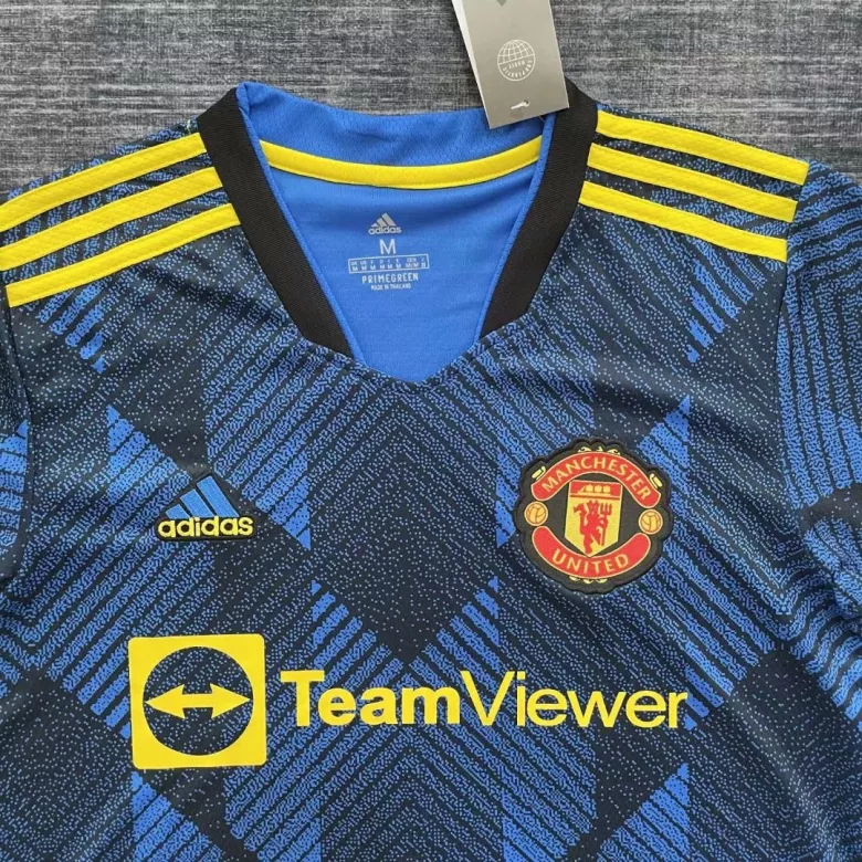 RONALDO #7 Manchester United Third Away Soccer Jersey 2021/22 - vstockx