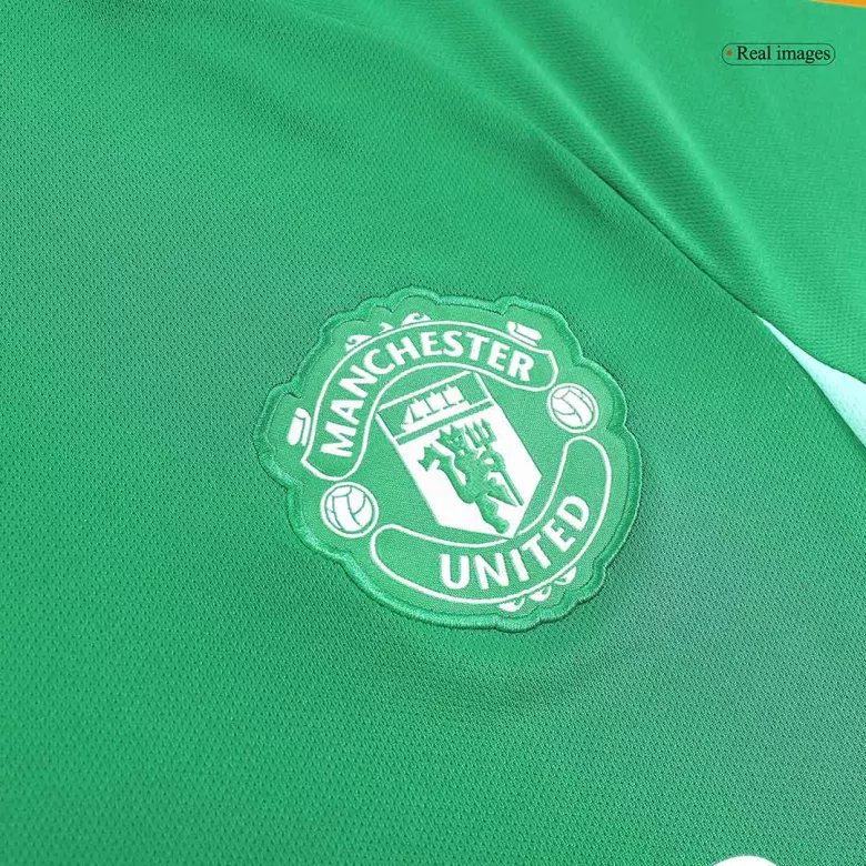 Manchester United Pre-Match Soccer Jersey 2023/24 Green - vstockx