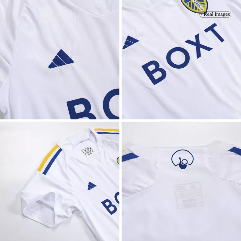 Leeds United Home Kids Jerseys Kit 2023/24 - vstockx