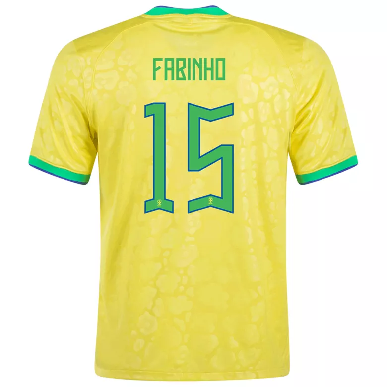 FABINHO #15 Brazil Home Jersey World Cup 2022 - vstockx