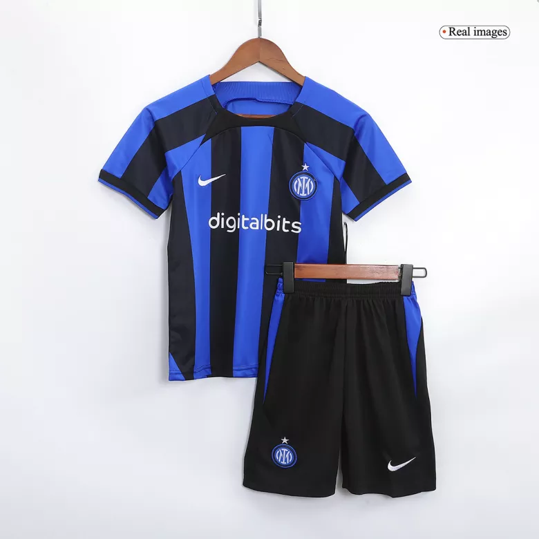 Inter Milan Home Kids Soccer Jerseys Kit 2022/23 - vstockx