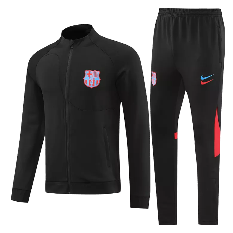 Barcelona Jacket Tracksuit 2022/23 Black - vstockx