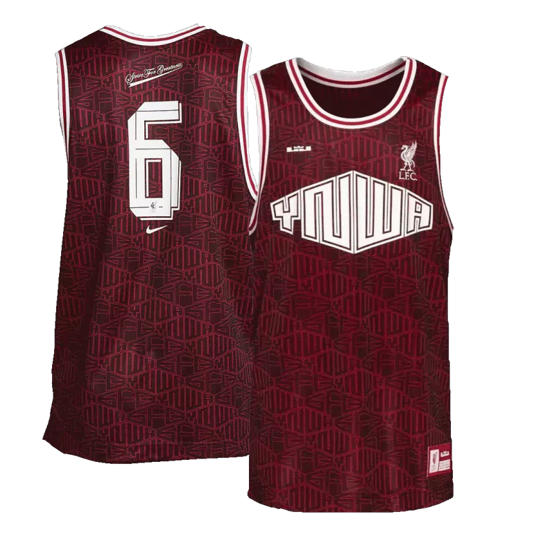Liverpool x LeBron James #6 Sleeveless Top 2022/23 Black&Red - vstockx
