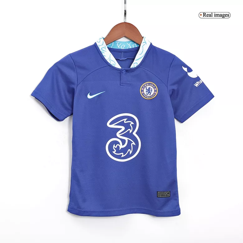 Chelsea Home Kids Soccer Jerseys Kit 2022/23 - vstockx