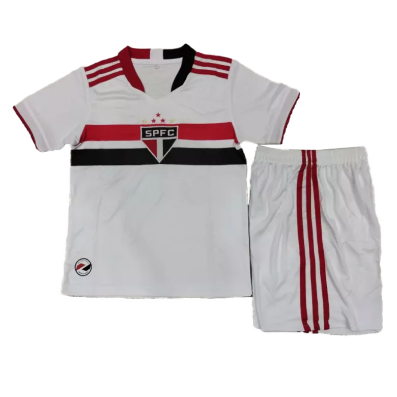 Sao Paulo FC Home Kids Soccer Jerseys Kit 2021/22 - vstockx