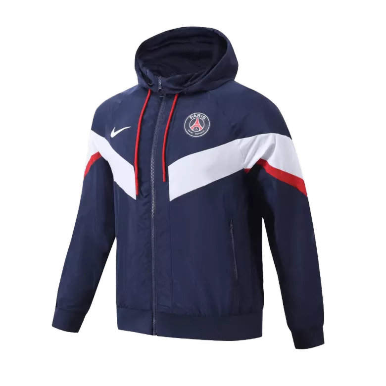 PSG Hoodie Windbreaker Jacket 2023/24 - Navy - vstockx
