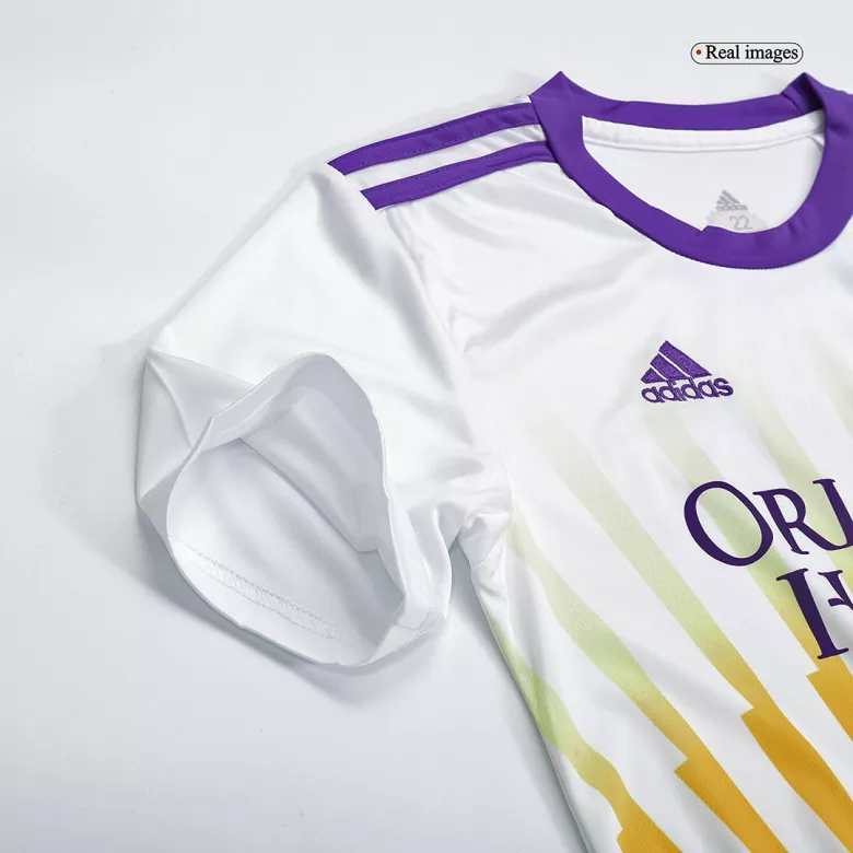 Orlando City Away Kids Soccer Jerseys Kit 2022 - vstockx