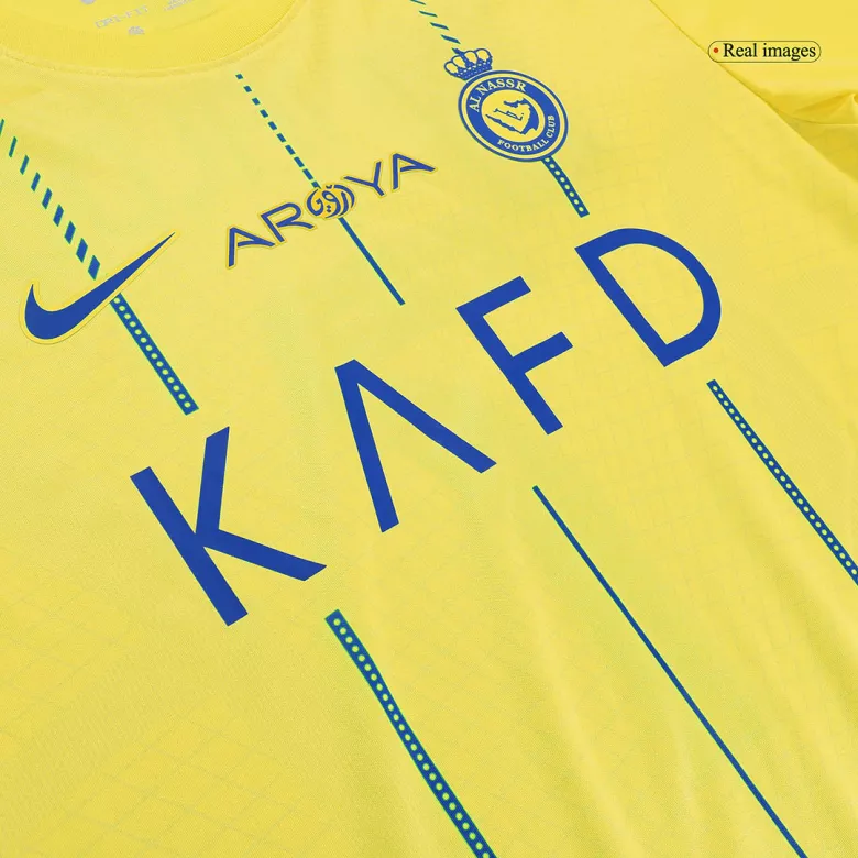 RONALDO #7 Al Nassr Home Soccer Jersey 2023/24 - vstockx