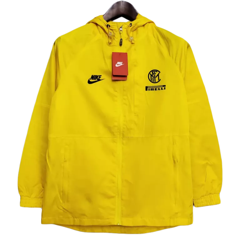 Inter Milan Hoodie Windbreaker Jacket 2021/22 - Yellow - vstockx