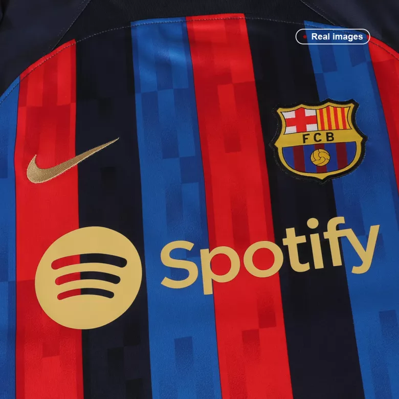 Barcelona Home Long Sleeve Soccer Jersey 2022/23 - vstockx