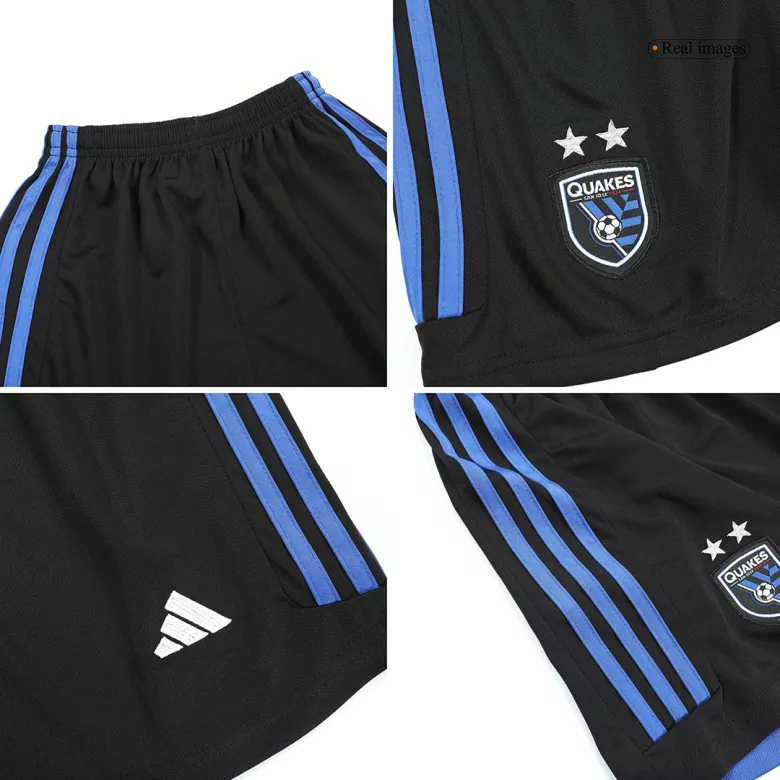 San Jose Earthquakes Home Kids Jerseys Kit 2023 - vstockx