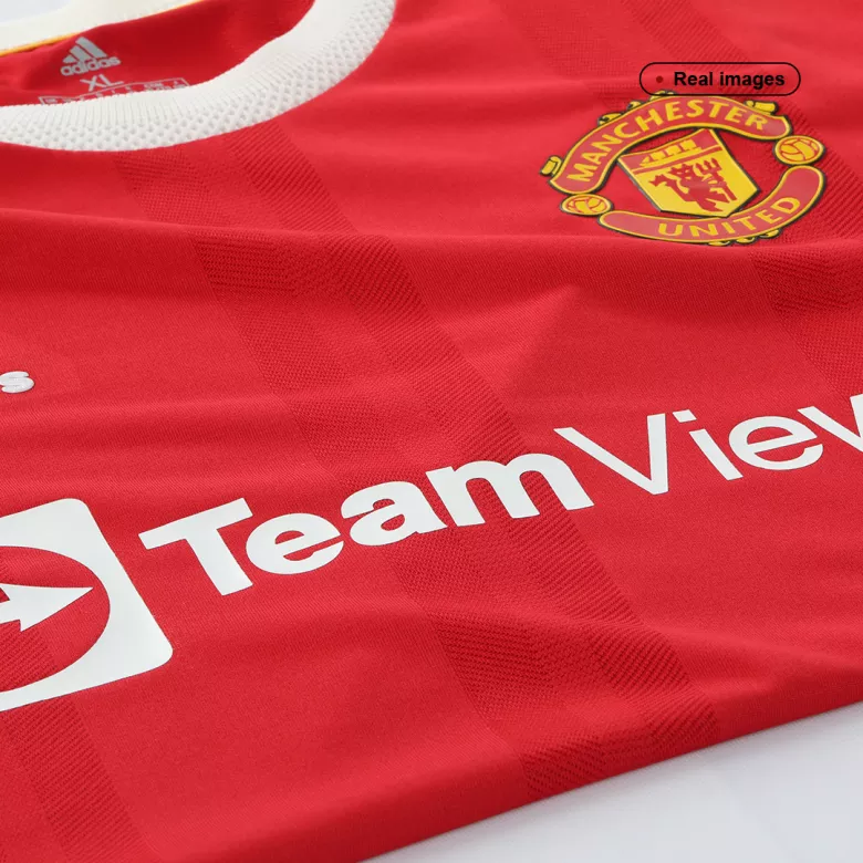 Manchester United Home Authentic Soccer Jersey 2021/22 - vstockx