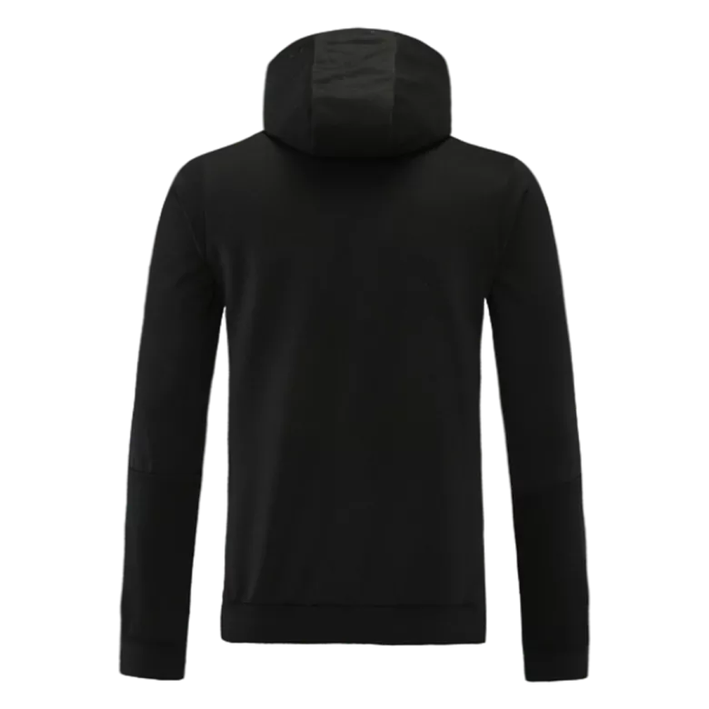 Manchester United Hoodie Jacket Tracksuit 2021/22 Black - vstockx