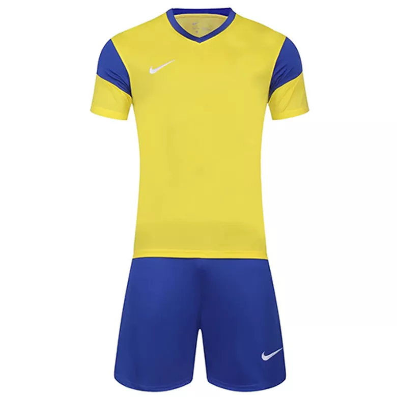 NK-761 Customize Team Jersey Kit(Shirt+Short) Yellow - vstockx