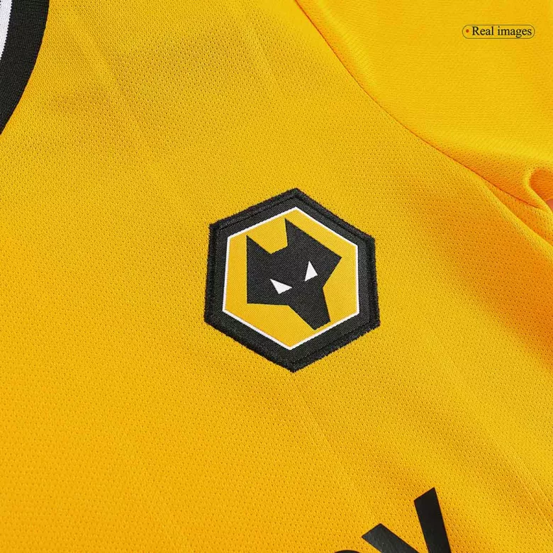 Wolverhampton Wanderers Home Kids Soccer Jerseys Kit 2023/24 - vstockx