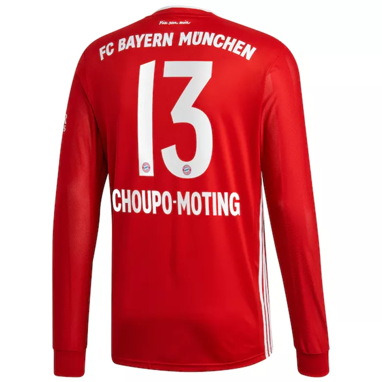 CHOUPO-MOTING #13 Bayern Munich Home Long Sleeve Soccer Jersey 2020/21 - vstockx