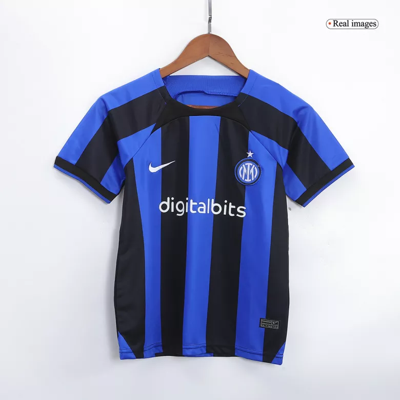 Inter Milan Home Kids Soccer Jerseys Kit 2022/23 - vstockx