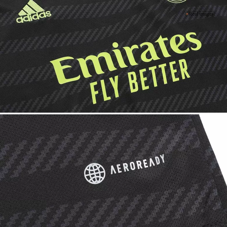 ALABA #4 Real Madrid Third Away Kids Jerseys Kit 2022/23 - vstockx