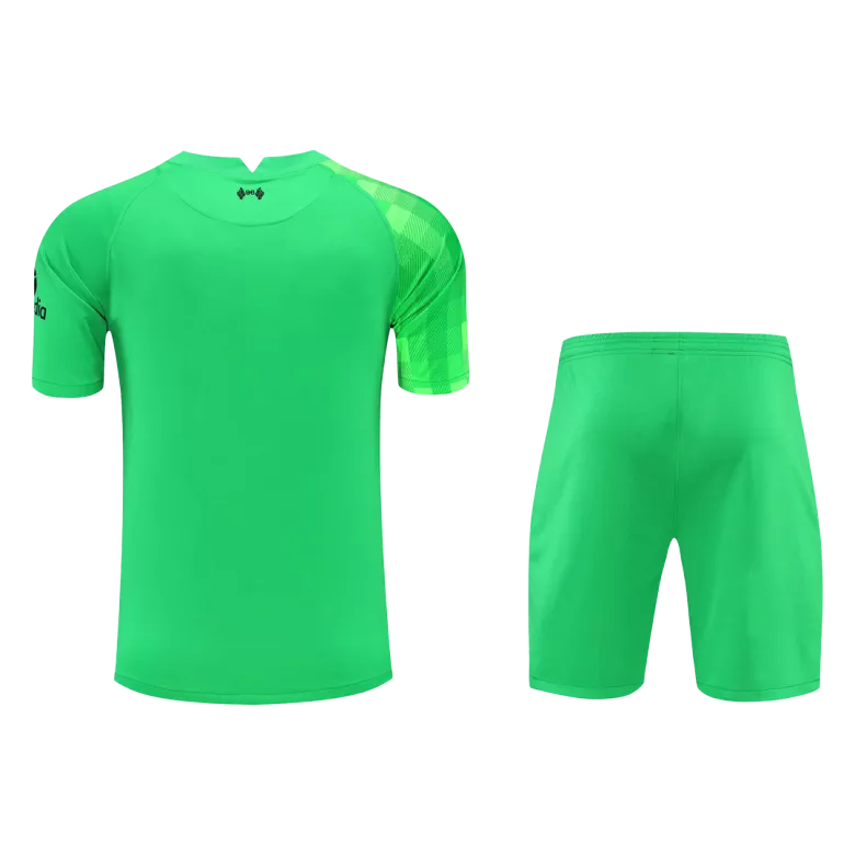 Liverpool Goalkeeper Kids Soccer Jerseys Kit 2021/22 - vstockx