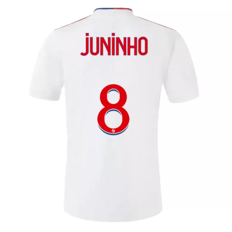 JUNINHO #8 Olympique Lyonnais Home Soccer Jersey 2021/22 - vstockx