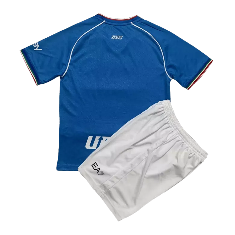 Napoli Home Kids Soccer Jerseys Kit 2023/24 - vstockx