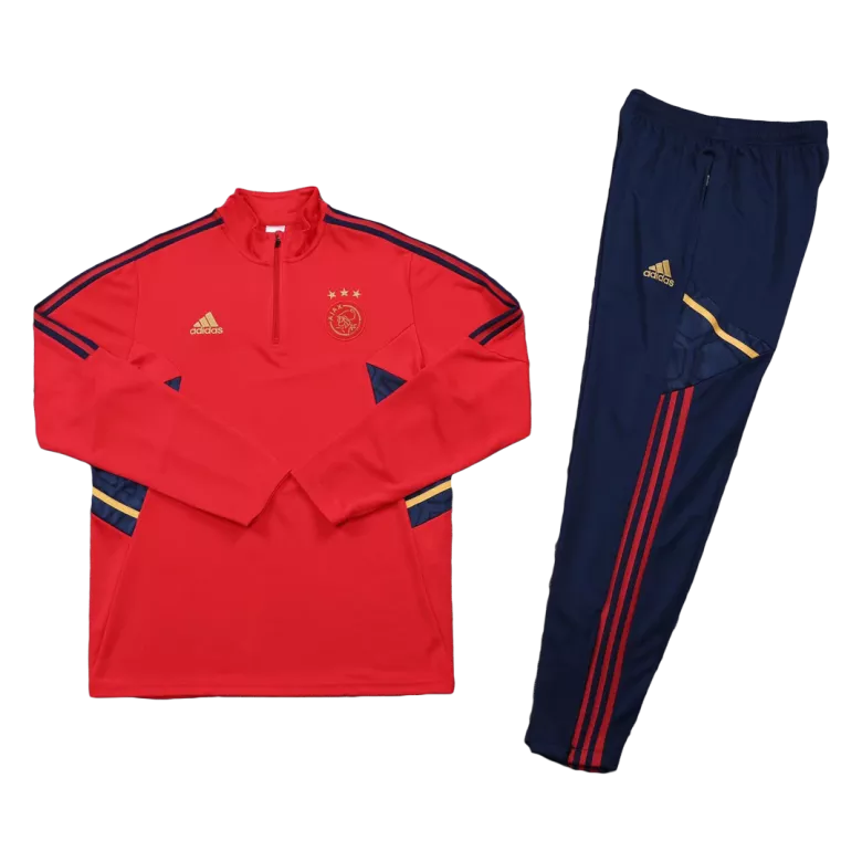 Ajax 1/4 Zip Tracksuit 2022/23 Red - vstockx