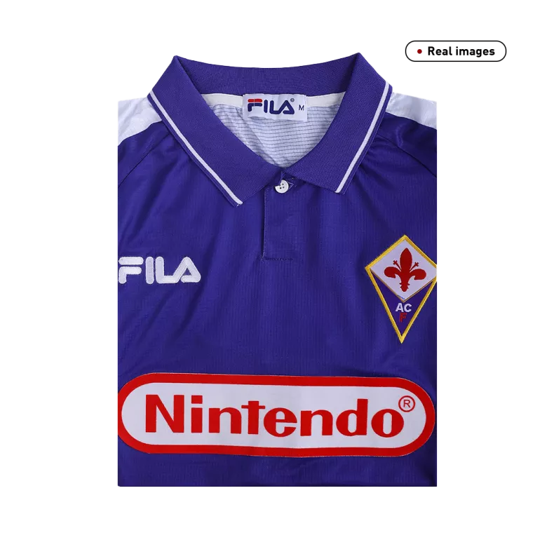 Retro Fiorentina Home Jersey 1998/99 By FILA - vstockx