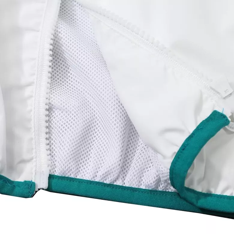 Manchester United Hoodie Windbreaker Jacket 2023/24 - White - vstockx