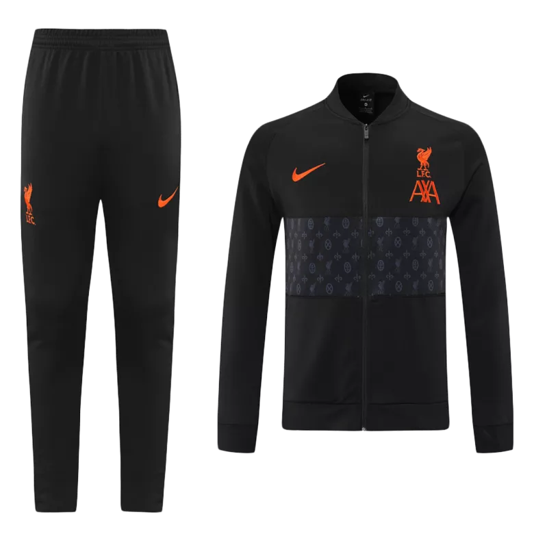 Liverpool Jacket Tracksuit 2021/22 Black&Gray - vstockx