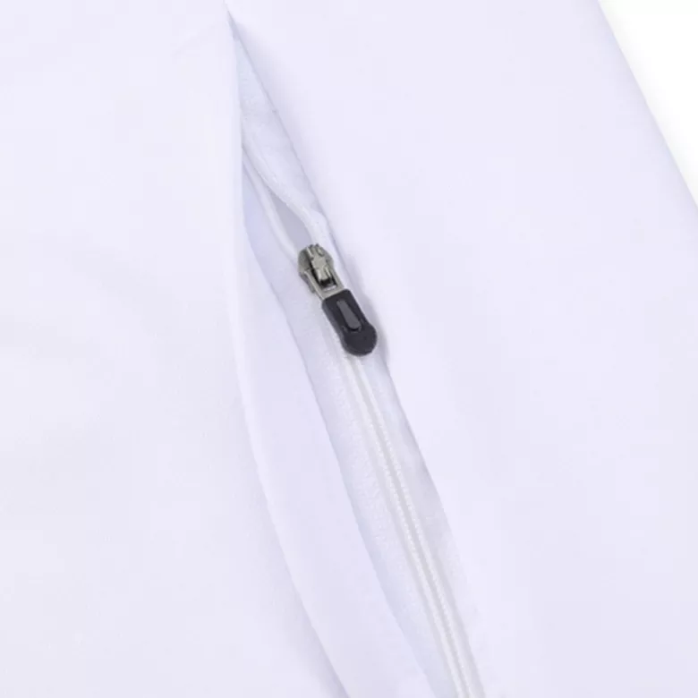 Real Madrid Jacket Tracksuit 2023/24 Kids White - vstockx