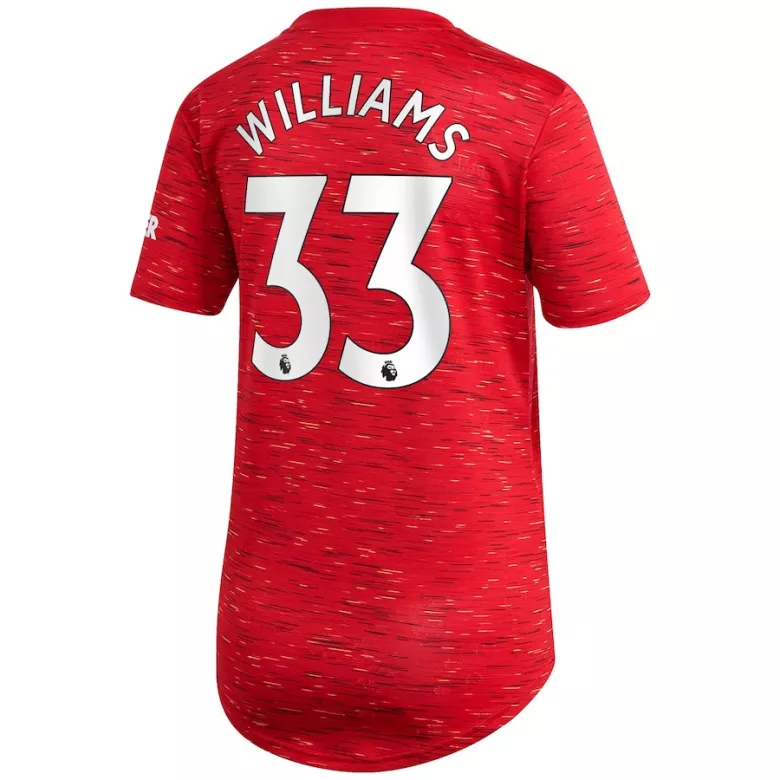 WILLIAMS #33 Manchester United Home Soccer Jersey 2020/21 Women - vstockx