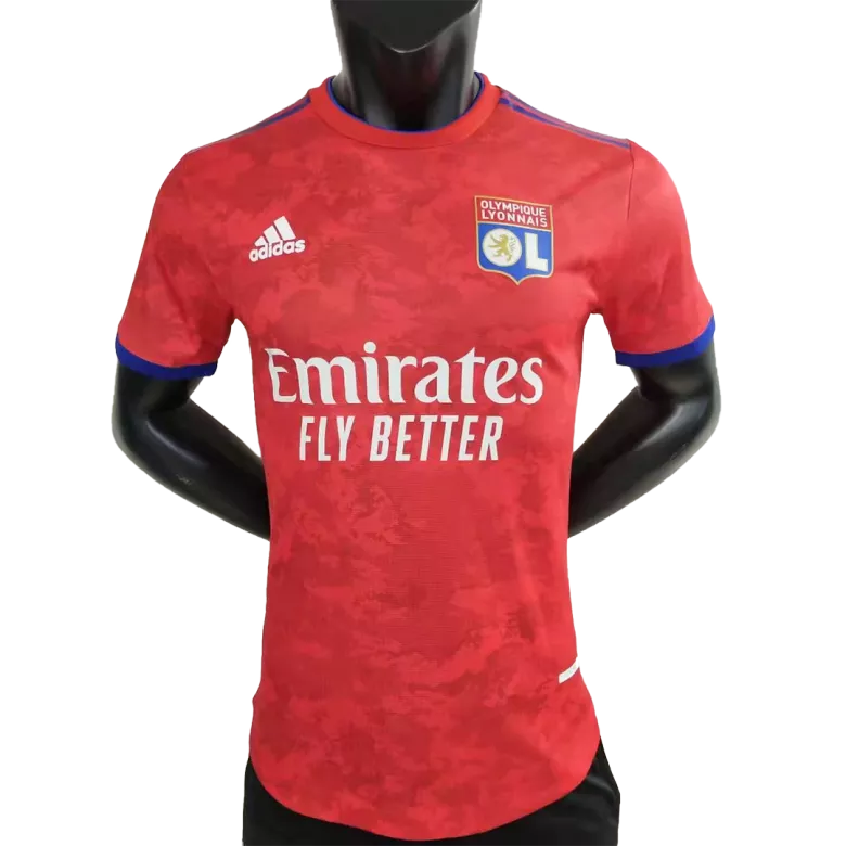 Olympique Lyonnais Away Authentic Soccer Jersey 2021/22 - vstockx