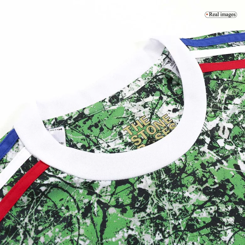 Manchester United X Stone Roses Pre-Match Soccer Jersey 2023/24 Green - vstockx