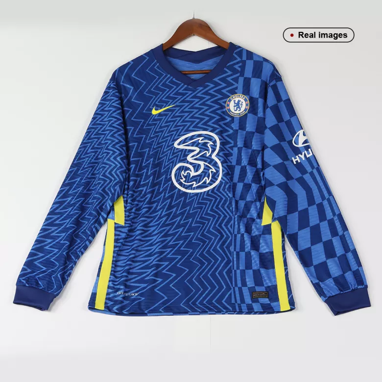 Authentic Chelsea Home Long Sleeve Soccer Jersey 2021/22 - vstockx