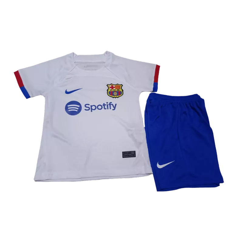 Barcelona Away Kids Jerseys Full Kit 2023/24 - vstockx
