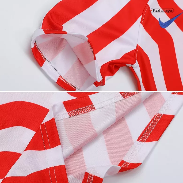 Atletico Madrid Home Kids Soccer Jerseys Kit 2022/23 - vstockx
