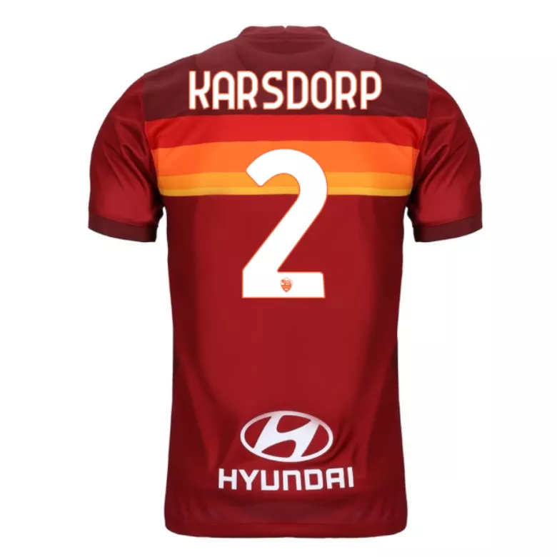 KARSDORP #2 Roma Home Soccer Jersey 2020/21              �� - vstockx