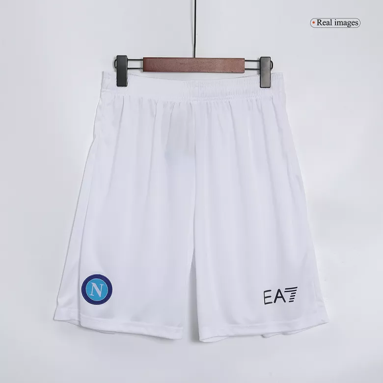 Napoli Home Shorts By EA7 2022/23 - vstockx