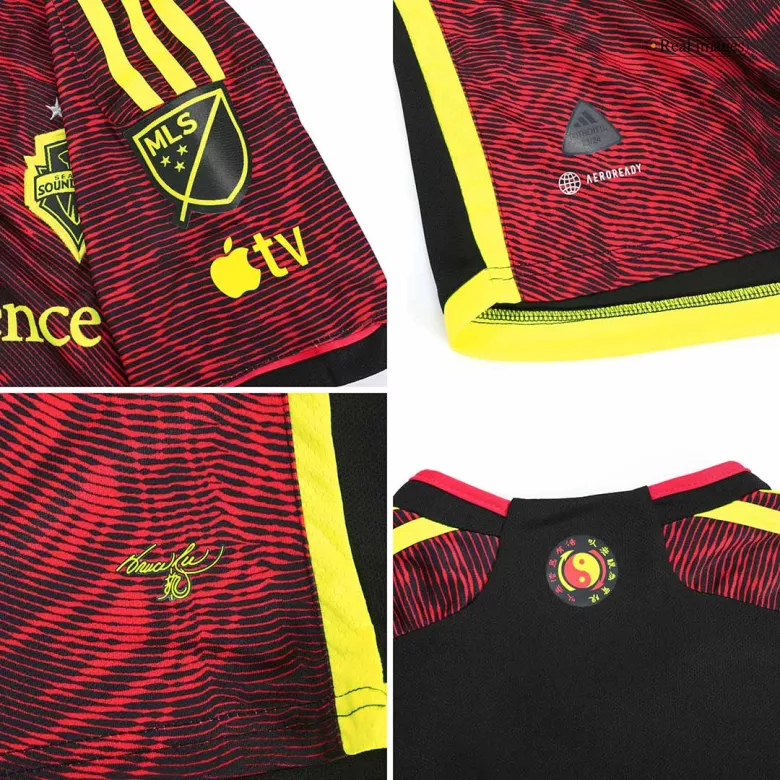 Seattle Sounders Away Kids Jerseys Kit 2023 - vstockx