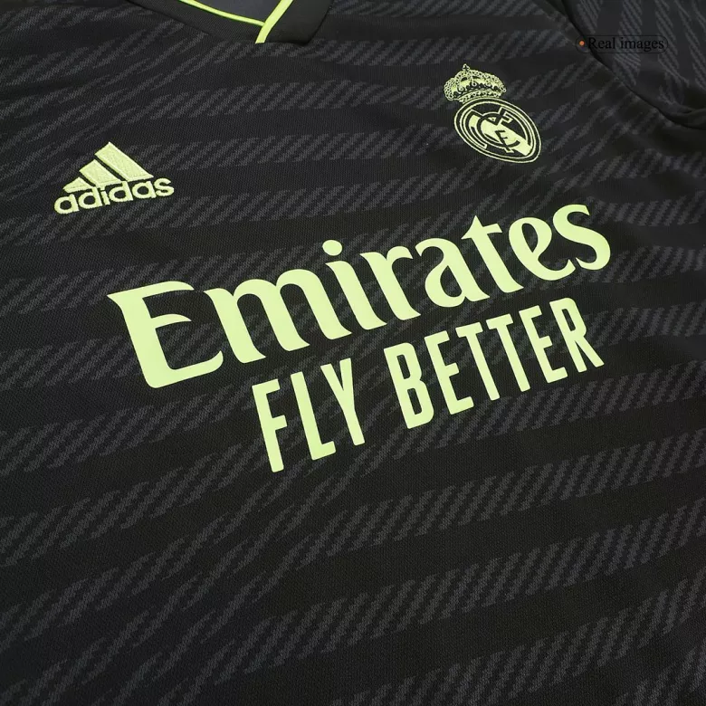 Real Madrid Third Away Long Sleeve Soccer Jersey 2022/23 - vstockx
