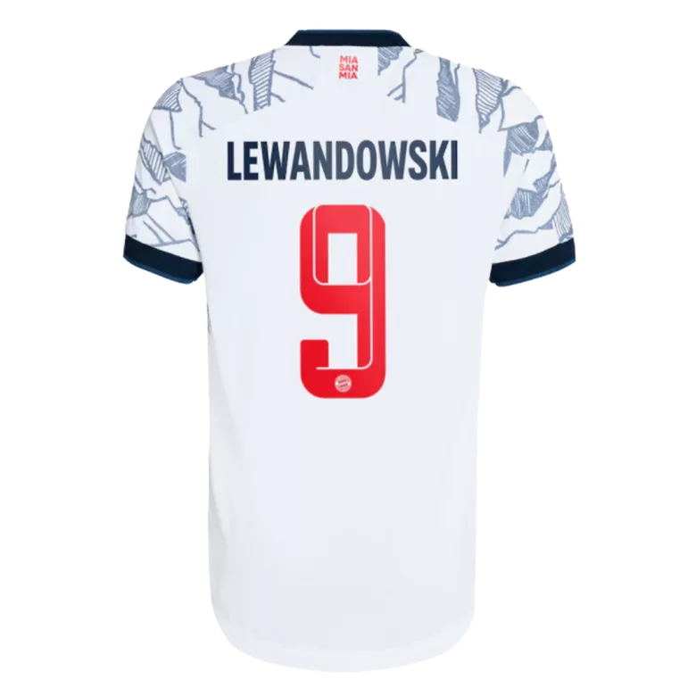 LEWANDOWSKI #9 Bayern Munich Third Away Authentic Soccer Jersey 2021/22 - vstockx